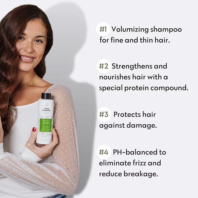 No nothing Volume Shampoo – Fragrance Free Volumizing Shampoo for Fine & Thin Hair – Lightweight Shampoo for Sensitive Scalp – Hypoallergenic, Vegan, Daily Use, 10.1 Fl Oz
