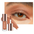 KYDA Liquid Matte Eyeshadow, Warm Brown Umber Eyeshadow, Long-wearing Crease-Resistant Velvet Eyes Tint, Smooth Cream-to-Powder Texture, High Pigmented Eye Shadow Makeup