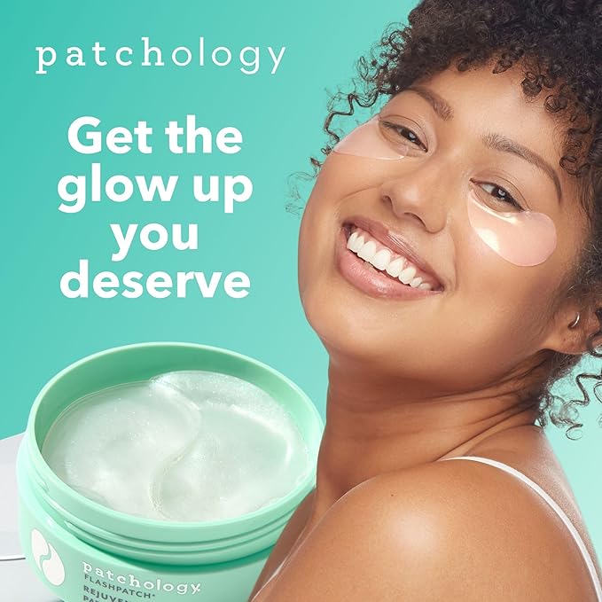 Patchology Rejuvenating Under Eye Patches for Dark Circles & Puffy Eyes - Hydrating Eye Mask with Caffeine & Collagen - Reduces Dark Circles, Puffiness, and Wrinkles - Under Eye Care (15 Pairs)