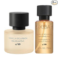 MIX:BAR Vanilla Bourbon Perfume & Body Mist Bundle | Eau de Parfum + 2.5oz Mini Body Spray | Warm, Sweet, Long-Lasting Fragrance | Travel-Friendly, Cruelty-Free, Vegan