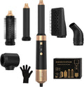 6 in 1 Hair Styler, Hot Air Brush Set with Hair Dryer, Curling Iron, Straightener Brush, Volumizer, Blow Dryer Brush for Hair Styling, Fast Drying, Gifts for Mother/Women