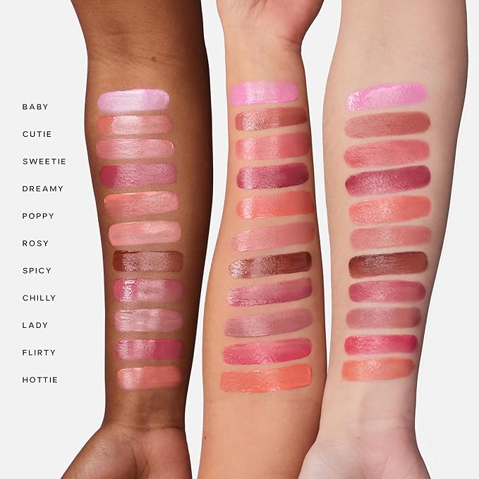 Saie Dew Liquid Blush for Cheeks - Hydrating Cream Blush Stick with a Blendable + Buildable Formula - Skincare Infused Dewy Cheek Tint for a Natural Flush - Glowy Makeup Essential - Hottie (.40 oz)