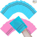 Korean Exfoliating Body Scrubber for Shower (blue10 pink10)