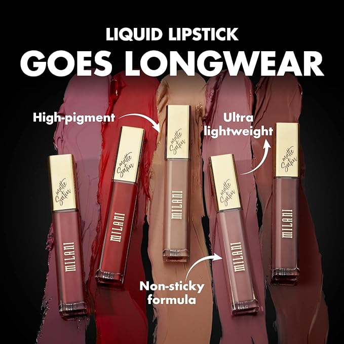 Milani Amore Matte Lip Crème - Gorgeous (0.22 Fl. Oz.) Cruelty-Free Nourishing Lip Gloss with a Full Matte Finish
