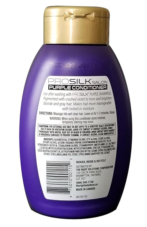 pro silk salon purple conditioner