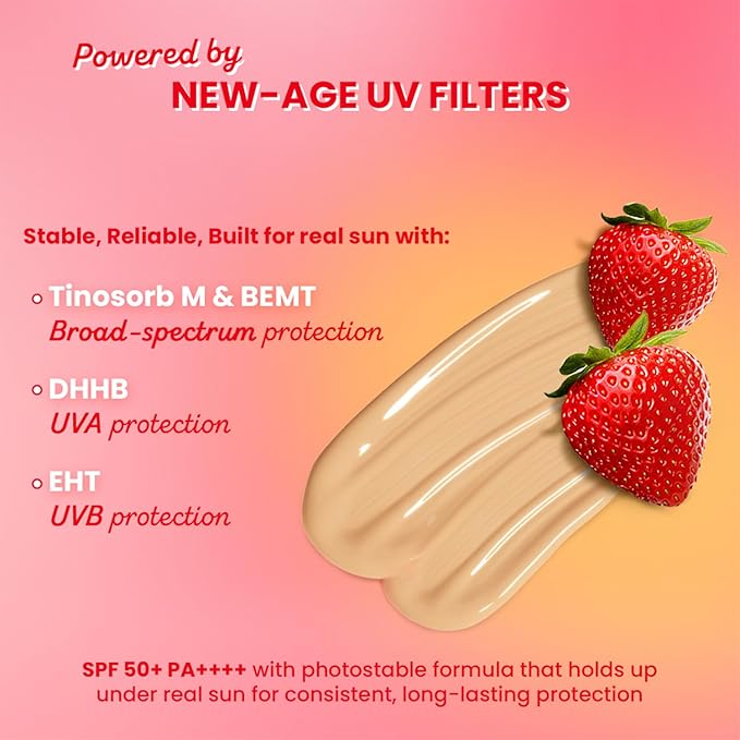 Dot & Key Strawberry Dew Tinted Sunscreen SPF 50 PA++++ | Broad Spectrum Face Sunscreen | For All Skin Types | 1.69 fl oz (50 ml)