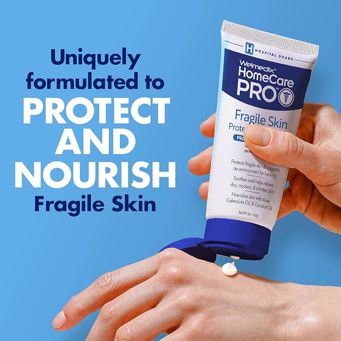 Welmedix Healing Ointment for Dry Skin - Skin Protection Barrier Cream & Moisturizer for Very Dry, Cracked Skin - Hospital Grade Intensive Healing Ointment - 5oz Tubes, Pack of 3