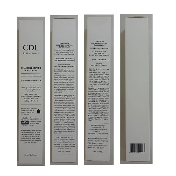 CANDORLOV CDL Collagen Duo: Collagen Lifting Mask (10 Sheets) plus Collagen Boosting Cream - Korean Glass Skin Glow Set, Anti-Aging, Firming & Deep Hydrating with CollagenMode Phyto PDRN