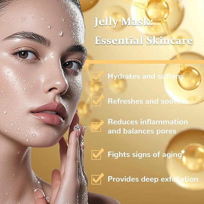 Collagen Jelly Mask – Jelly Mask for Facials & Vajacial, Mascarilla Hidroplástica Facial,Esthetician Supplies for All Skin Types (Collagen)