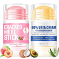 2Pcs Crack Feet Prevention Stick, Hydrating Heel Balm for Dry Cracked Feet,Moisturizing Foot Care Cream, Foot Balm Stick Intensive Repair Feets,Hands,Heels,Elbow and Knees and Softening Dry Skin
