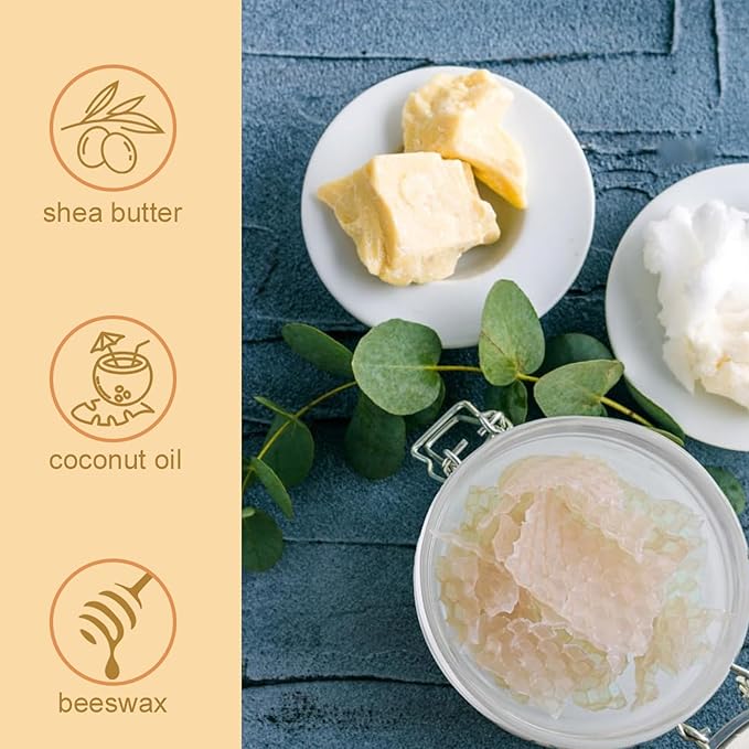 Grospe Honey Foot Cream for Extremely Dry, Cracked Skin,Deeply Moisturizing Foot & Hand Balm,Fast-Acting Repair for Rough Heels, Knees, Elbows & Hands for Women & Men - 1.41 oz