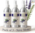 Victoria's Lavender Linen Spray - Aromatherapy Pillow Mist & Linen Spray for Bedding, Soothing Lavender Essential Oil Pure Blend for Bed & Pillows, Relaxing, Handmade in the USA - 3 Pack, 8 oz