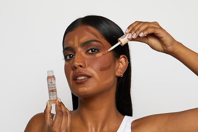 Revolution, IRL Filter Finish Concealer, Full Coverage, Oil-Free, Long-Lasting & Lightweight Formula, Infused with Hyaluronic Acid, Vegan & Cruelty-Free, C12, 0.21 oz (Pack of 2)