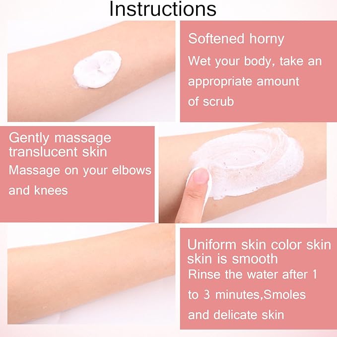 keratosis Pilaris Body Scrub,Pomegranate Bump Eraser Body Scrub,for Strawberry Legs Reshaping the Skin and Smooth Bumpy Dry Skin,Hydrate & Smooth Skin,Skin-Polishing Care 10.5 oz