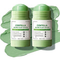 Clay Mask Stick for Blackhead, Deep pore Cleansing, Exfoliator Blackhead Remover Pore Cleanser Gentle Exfoliation Skin, Hydrating & Moisturizing Face Mud Mask for All Skin Types, (Green*2pcs)