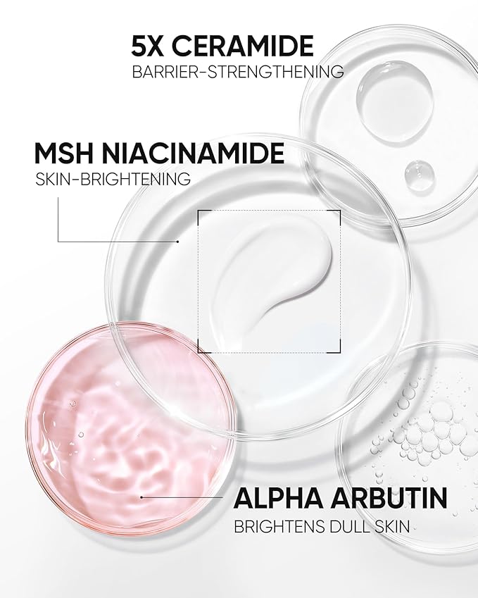 SKINTIFIC Niacinamide Brightening Cream, Radiant Glow, Fade Dark Spots, Evens Skin Tone Moisturizer for Oil and Acne-prone Skin, Non-Sticky, 1fl.oz / 30g