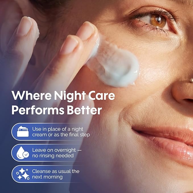 ZealSea Agedefy Prestige Overnight Sleeping Mask – Clinically-Proven Matrixyl 3000 Peptides + Ceramides Barrier Renewal, Nighttime Plumping Firming, Silky-Smooth Morning Glow, Lightweight, 1.7OZ