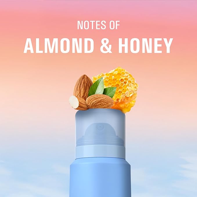 Secret Whole Body Deodorant Spray for Women, Almond Milk & Honey Scent, Aluminum Free Deodorant, 72 HR Odor Protection, 3.5oz