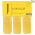 Jericho Dead Sea Sulfur Soap with Olive Oil – Helps with Acne, Psoriasis, Eczema & Blackheads – For Oily to Normal Skin – Vegan Face & Body Bar for Men & Women, 4.4 Oz / 125 g (Pack of 9)