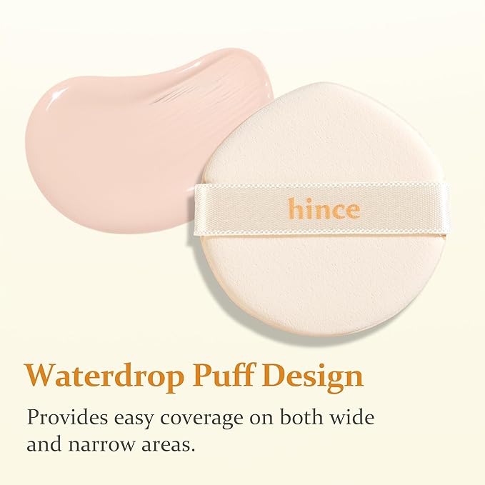 hince Second Skin Glow Cushion-12g | Skin Foundation dewy, glow, long-lasting, classy, clean beauty, lightweight, natural look,refreshing, moisturizing, slim fitting texture (PORCELAIN, 17)