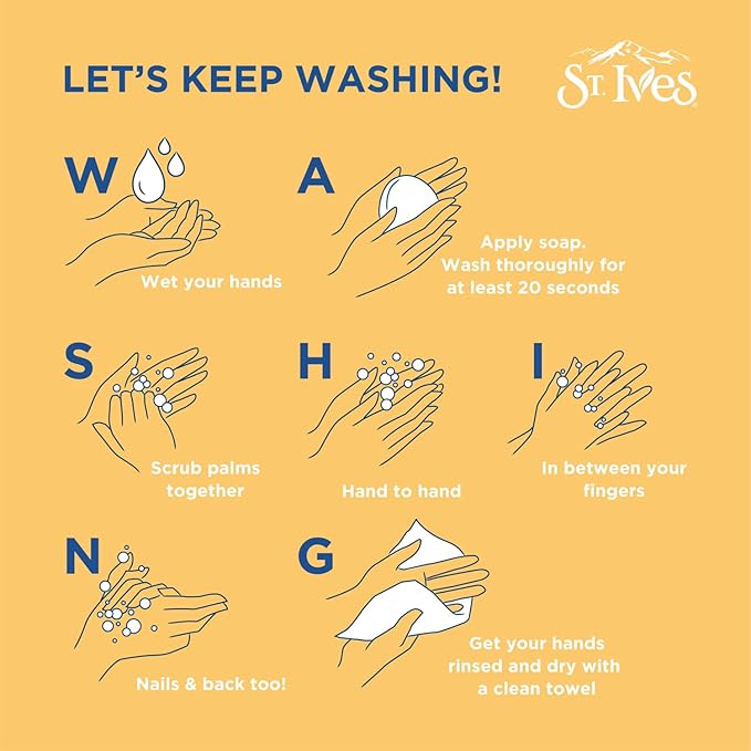St. Ives Exfoliating Body Wash - Sea Salt & Pacific Kelp Scrub, Natural Body Wash, Body Soap, or Hand Soap with Plant-Based Exfoliants for Glowing Skin, 16 Ounces