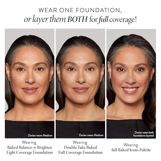 LAURA GELLER Baked Icons Complete Full Face Palette, Tan | All-in-One Makeup Palette with Baked Foundations, Blush, Bronzer, Highlighter, Eyeshadows | Coverage for Mature Skin | Travel-Friendly