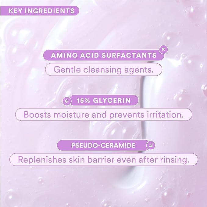 Experiment Plasma Wash Moisture Depositing Gel Cream Cleanser - Hydrating, Barrier Restoring, & Non-Stripping Face Wash w/Glycerin & Jojoba Oil, 5.0 FL OZ - Gentle Facial Cleanser for All Skin Types