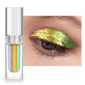 Multichrome Glitter Liquid Eyeshadow, Chameleon Shifting Color, Holographic Metallic Eyeshadow, Long-Lasting Wear, Vegan Eye Topper for Party, Daily Makeup (#03)