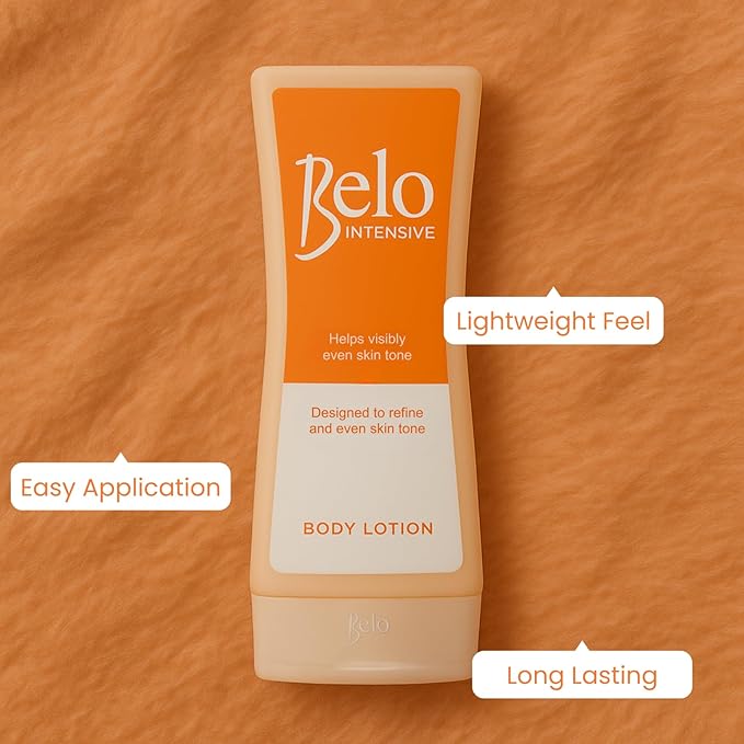 Belo Intensive Body Lotion 200ml | Deep Moisturizing Body Care | Lightweight Non-Greasy Lotion for Dry & Sensitive Skin | Daily Hydration for Smooth, Soft Skin