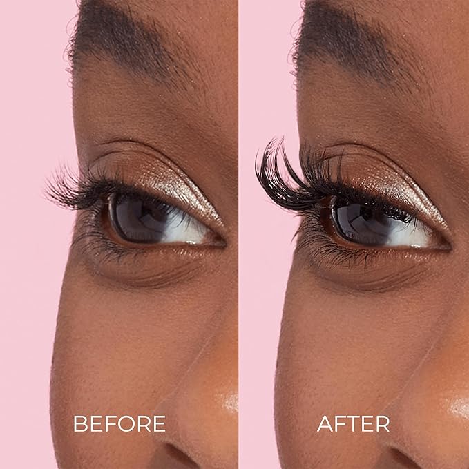 Kiss Impress False Eyelashes, Lash Clusters, Falsies, 'Curly', 10mm-14mm, Includes 30 Clusters, Contact Lens Friendly, Easy to Apply, Reusable Strip Lashes