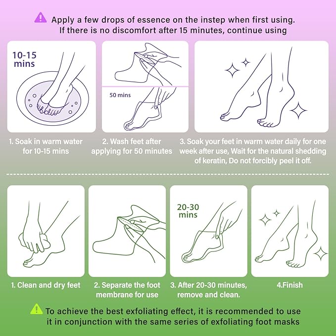 BESNEL 5Pack Moisturizing＆3Pack Foot Peeling Foot Mask, Teacher Appreciation Gifts, Hydrating Foot Masks Dry Cracked Feet, Soothing Moisturizer Socks Repair Rough Heels＆Baby Soft Feet(8P)