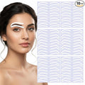 Eyebrow Tape, 30Pairs Eye Brow Stencil Adhesive Eyebrow Stencil Stickers Disposable, Airbrush Eyebrows Stencils Mapping Guides Brow Template for Older Women Tinting