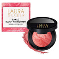 LAURA GELLER NEW YORK Baked Blush-n-Brighten for Mature Skin - 04 Cherry Custard - Powder Blush Won't Settle into Fine Lines - Buildable Natural Finish – Longlasting Formula - Made in Italy