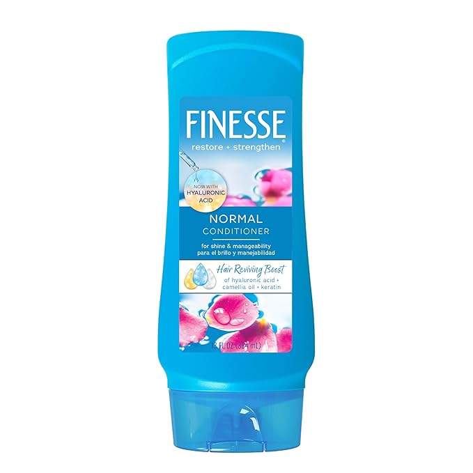 FINESSE Restore + Strengthen Normal Conditioner, 13 oz (Pack of 6), Enhance Hair's Shine & Manageability
