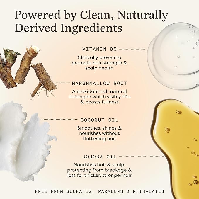 The Earthling Co. Shampoo Bar - Promote Hair Growth, Strengthen & Volumize All Hair Types - Paraben & Sulfate Free formula with Natural, Vegan Ingredients for Dry Hair (Simple Fresh, 3 oz)
