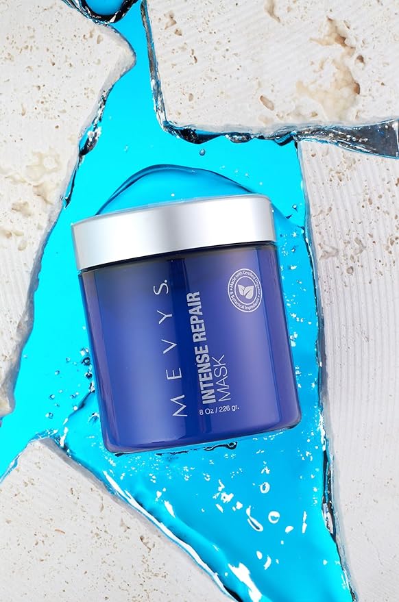 MEVYS Intense Repair Mask 8 Oz./ 236 ml, Repair Mask for Dry Damaged Hair, Intense Repair Hair Mask for Smoothness, Leave In Repair Hair Mask for Dehydrated Hair and Deep Conditioning Restoration