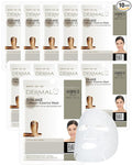DERMAL Syn-Ake Collagen Essence Facial Mask Sheet 23g Pack of 10 - Peptide Contained, Anti Aging & Anti Wrinkle, Daily Skin Treatment Solution Sheet Mask