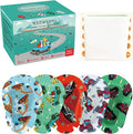 Adhesive Eye Patches for Kids with Lazy Eye, 90+9 Bonus Patches,Adhesive Bandages for Amblyopia 5 Fun Boys Designs (Regular Size)