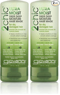 GIOVANNI Ultra-Moist Deep, Deep Moisture Hair Mask - Avocado & Olive Oil, Creamy Hydration Formula, Enriched with Aloe Vera, Shea Butter, Botanical Extracts, No Parabens, Color Safe - 5 oz (Pack of 2)