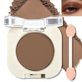 Deep Brown Eyeshadow Palette, Single Matte Eye Shadow Palette High Pigment Neutral Eyeshadow Compact Pressed Powder Primer Lightweight Blendable for Daily Natural Eye Makeup for Older Women