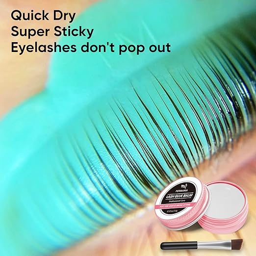 PERMANIA 2023 Lash Lift Balm, Water Soluble Silicone Adhesive, Strong Viscosity, Easy to Use, 2 in 1, Premium Formula, Large Capacity, White Peach