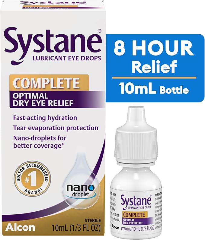 Systane Complete Lubricant Eye Drops, 10 ml