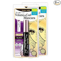 HEROINE MAKE by KISSME Volumizing Waterproof Mascara & Length by Defining Fiber for Long-lasting Natural Eyelash Look | Smudge Proof Mascara & Curvy Brush for Eye Makeup, from Japan, Black, 2 EA