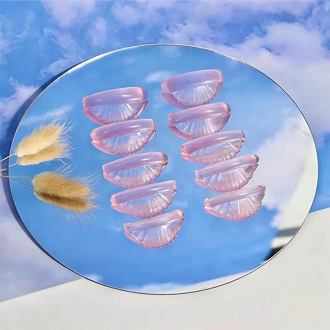 Korean Lash lift Pads Shields 2026 New No glue Eyelash Lifting Shield Self Sticky Lash Perm Rods Lami Lamination Roller U Curler Pad Soft 5 Size Air Bubble Silicone-Light Weight Guard