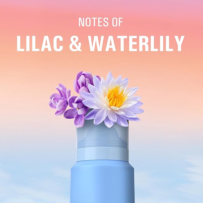 Secret Aluminum Free Whole Body Deodorant Spray for Women, 72hr Sensitive Freshness & Odor Defense, PH Balanced, Invisible Protection, Safe to Use Everywhere, Fresh Lilac & Waterlily Scent, 3.5 oz