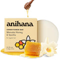 ANIHANA Manuka Honey Conditioner Bar – Solid Hair Conditioner with Vanilla, Paraben-Free, Travel Friendly, Natural Healthy Look and Shine, 2.1 oz