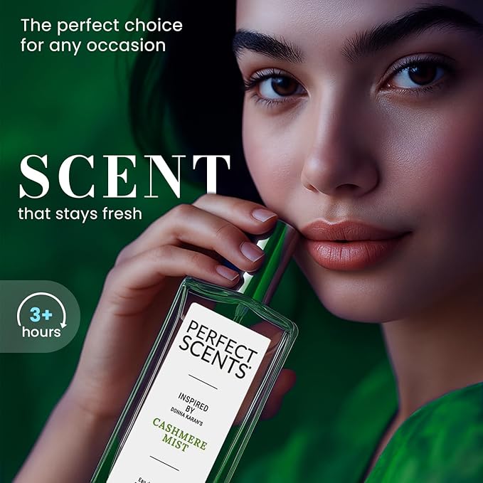 Perfect Scents – Inspired by Donna Karen’s Cashmere Mist Eau de Toilette, 3.4 fl oz