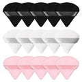 Pimoys 15 Pieces Powder Puff Face Triangle Makeup Puffs for Loose Powder Setting Powder Foundation Sponge Beauty Makeup Tool