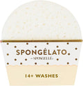 Spongellé Fior de Latte (Vanilla) Spongélato Bath Sponge | Built-In Body Wash & Body Scrubber, Shower Loofah Sponge for Women | 14+ uses