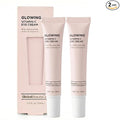 Global Beauty Care Glowing Vitamin C Eye Cream – Radiant Under Eye Treatment to Support Smooth Looking Skin with Niacinamide, AHA & Vitamin E, Antioxidant Care for Dark Circles, 0.5 fl oz (Pack of 2)